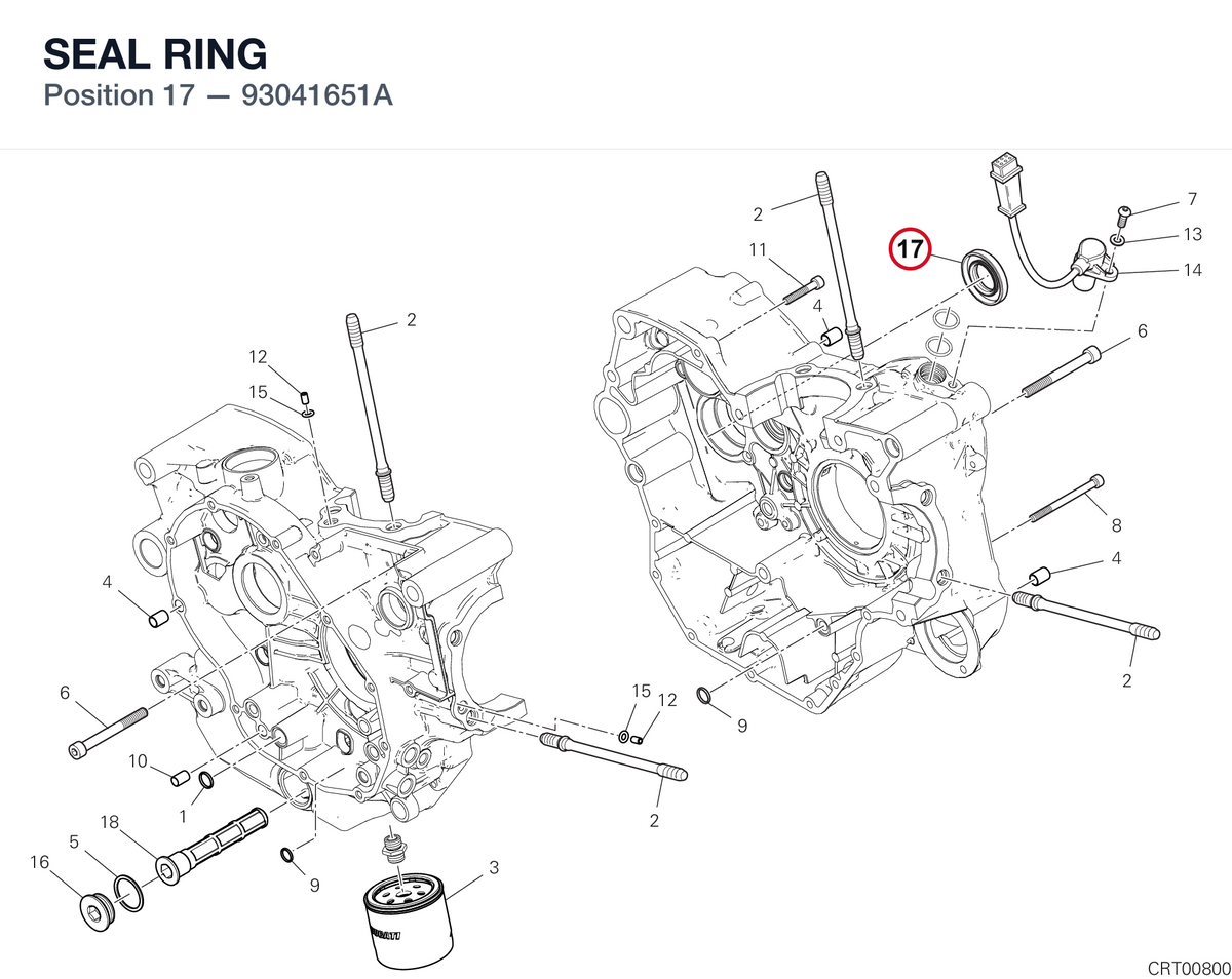 SEAL RING 93041651A diagram position