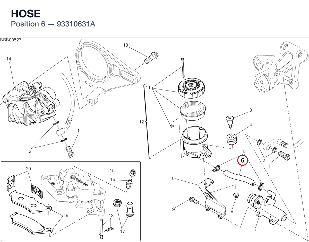 HOSE 93310631A diagram position