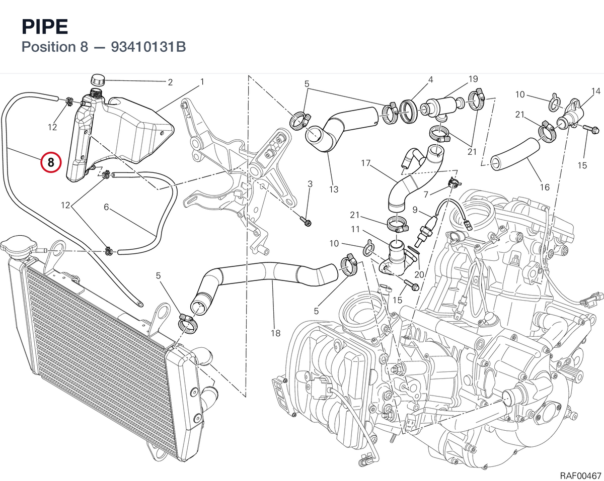PIPE 93410131B diagram position