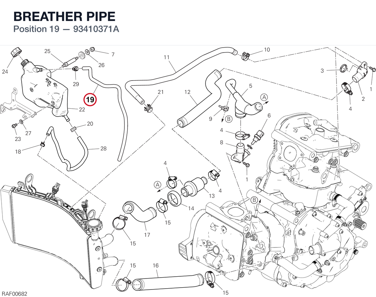 BREATHER PIPE 93410371A diagram position