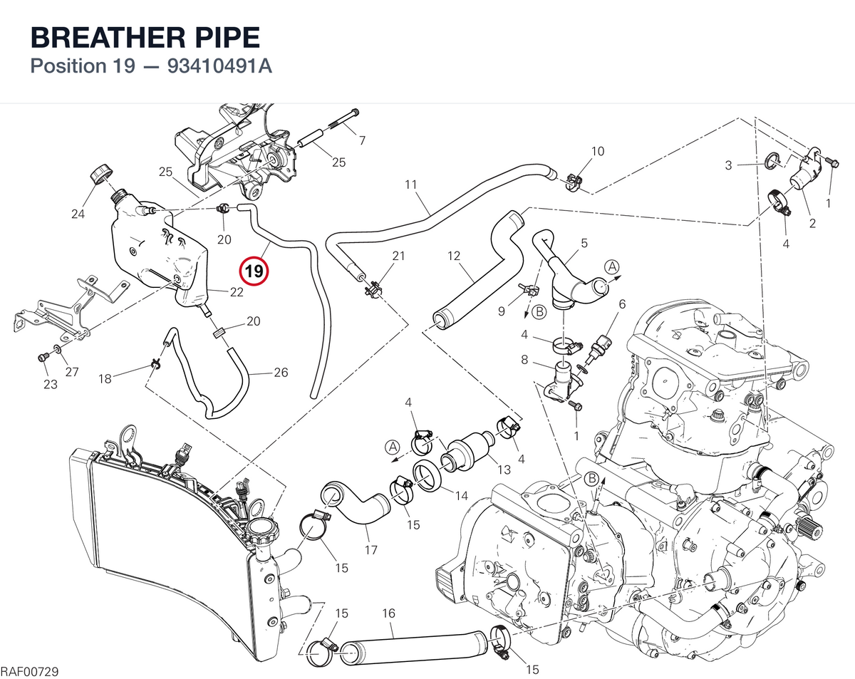 BREATHER PIPE 93410491A diagram position