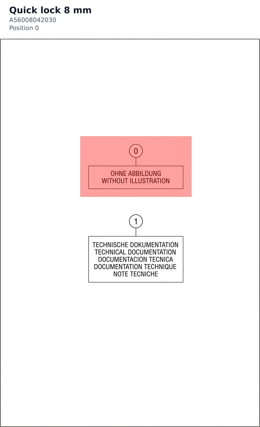 Diagram preview: Quick lock 8 mm (A56008042030)
