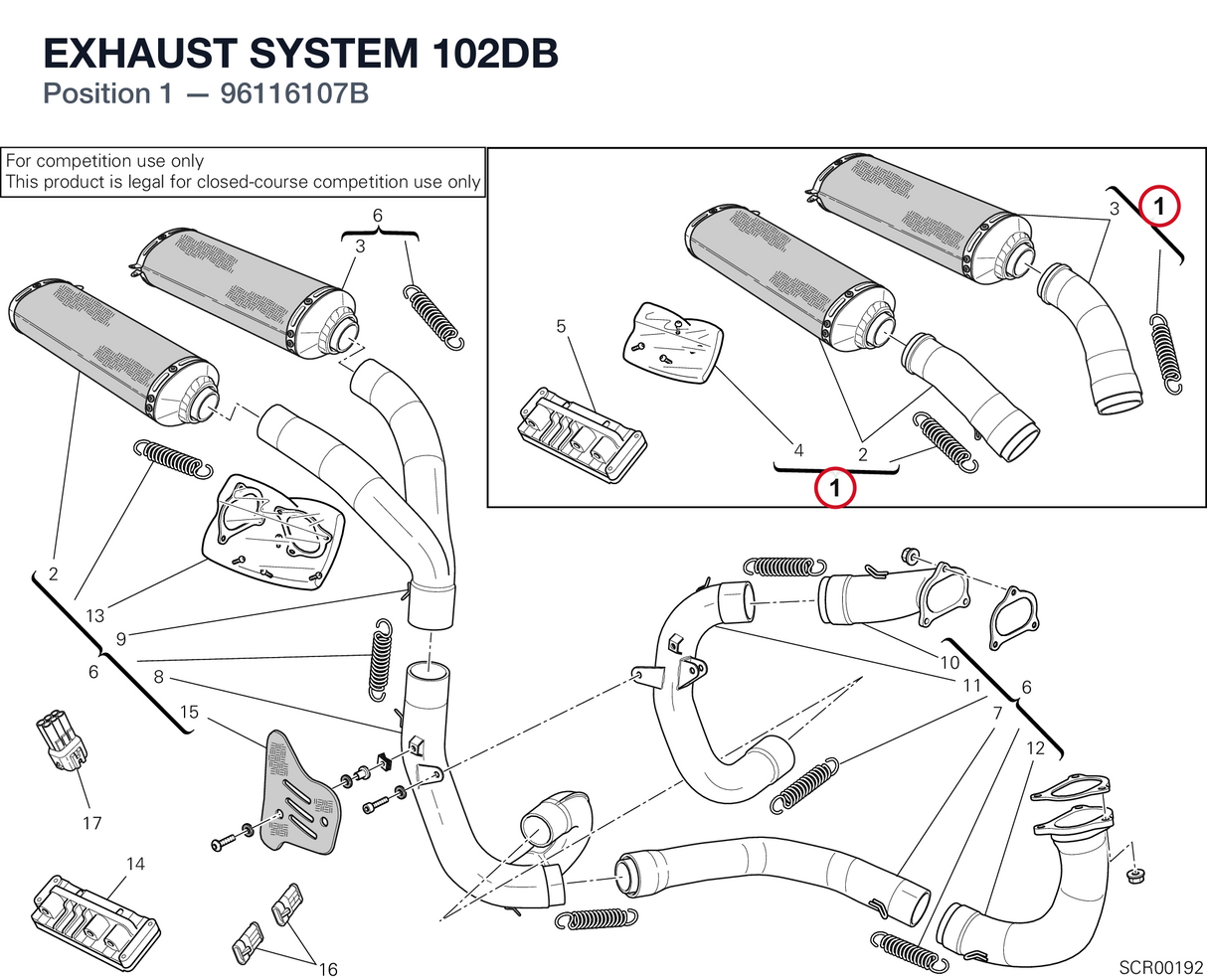 EXHAUST SYSTEM 102DB