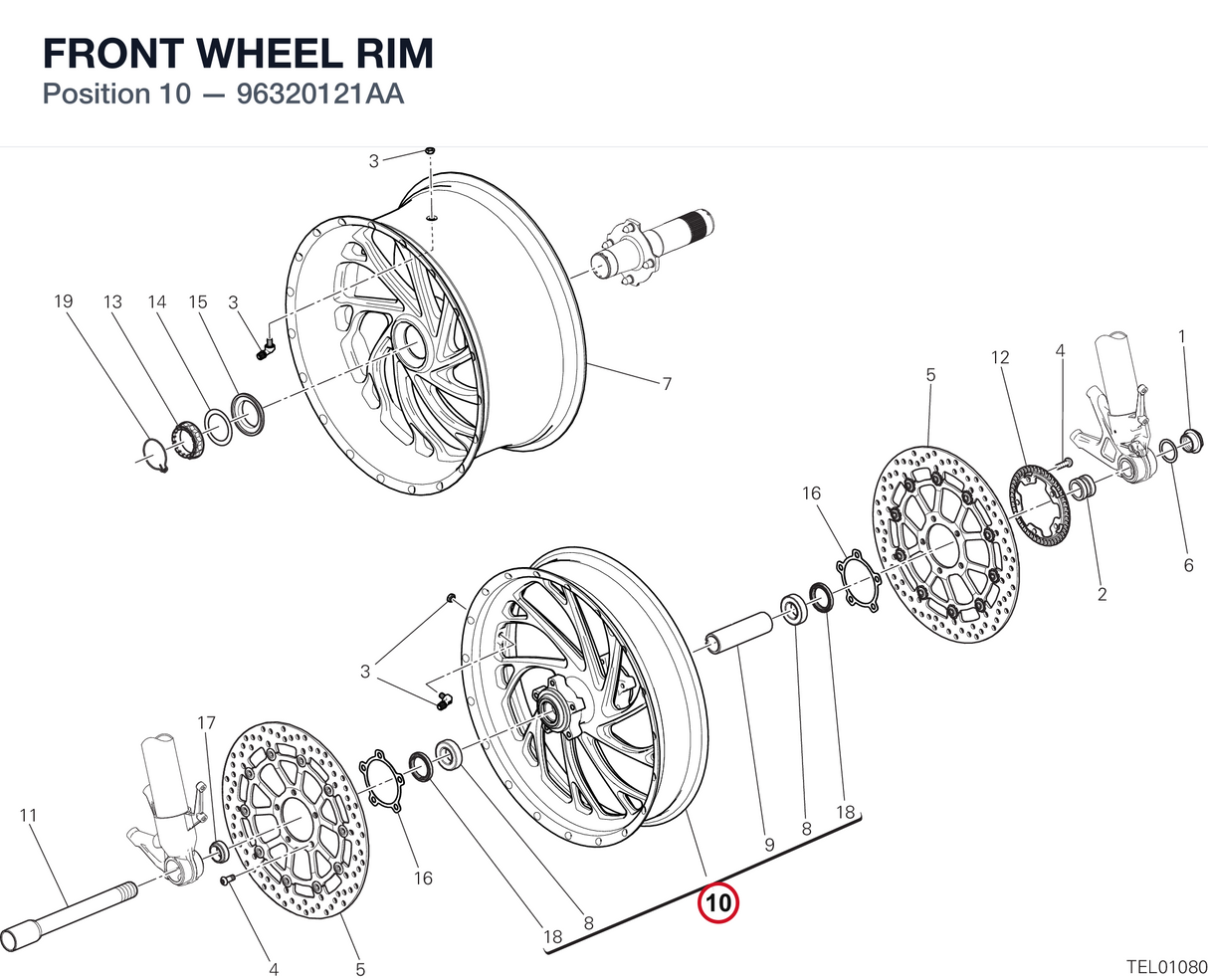 FRONT WHEEL RIM