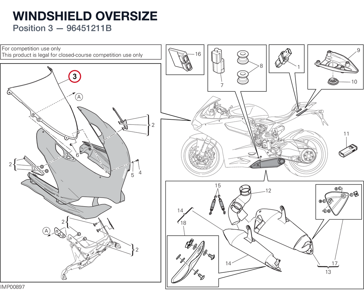 WINDSHIELD OVERSIZE