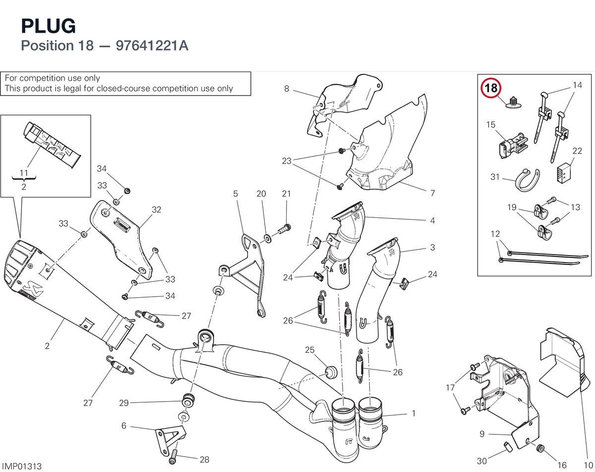 PLUG 97641221A diagram position