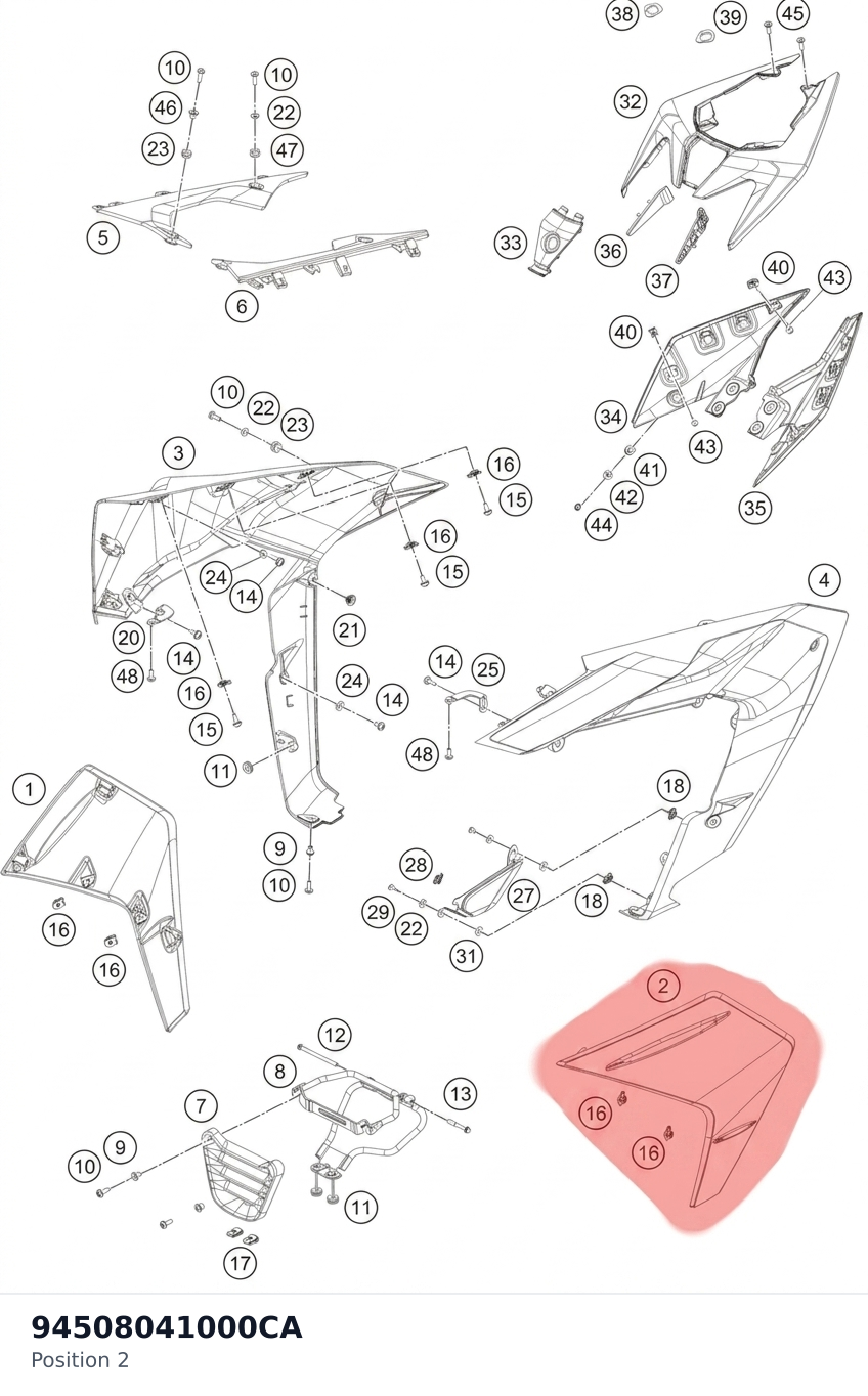 Diagram preview: 94508041000CA (94508041000CA)