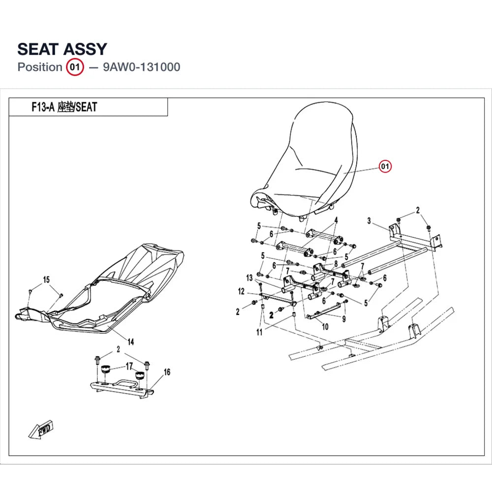 SEAT ASSY product image