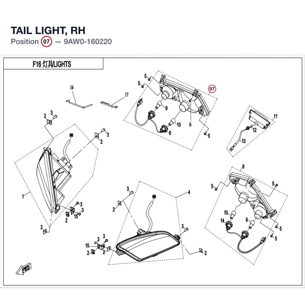 TAIL LIGHT, RH product image