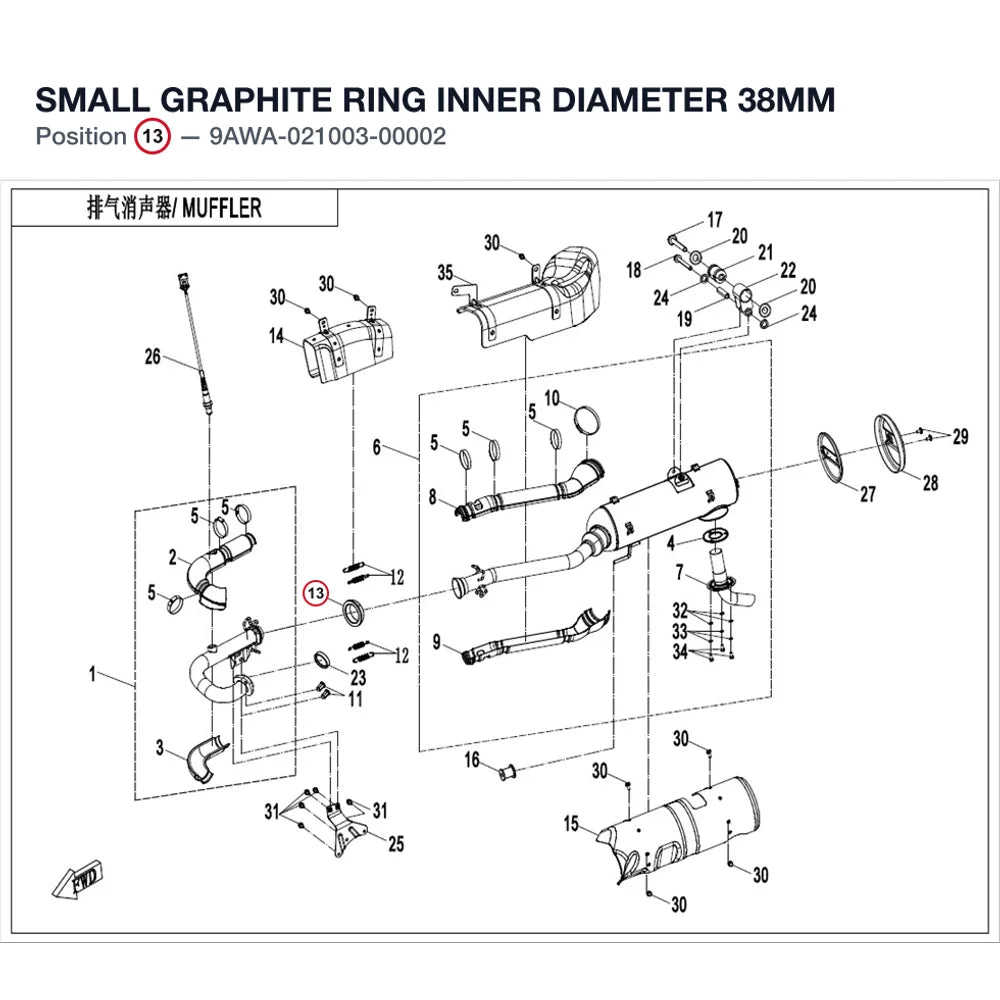 SMALL GRAPHITE RING product image