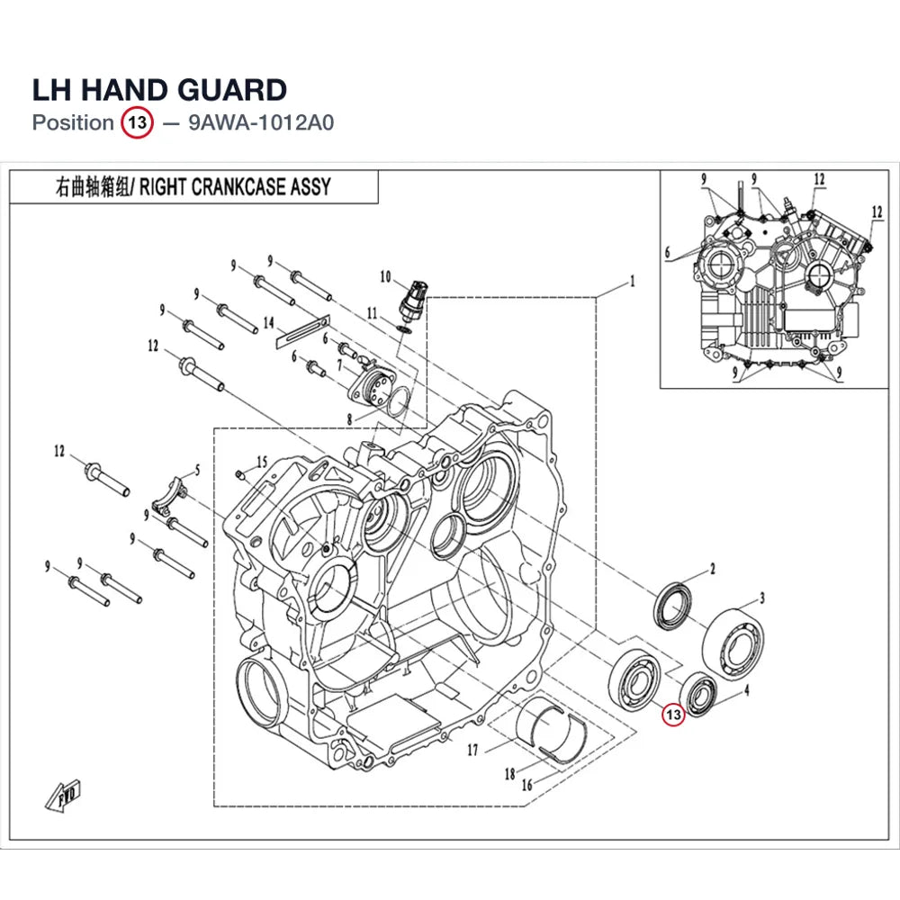 LH HAND GUARD product image