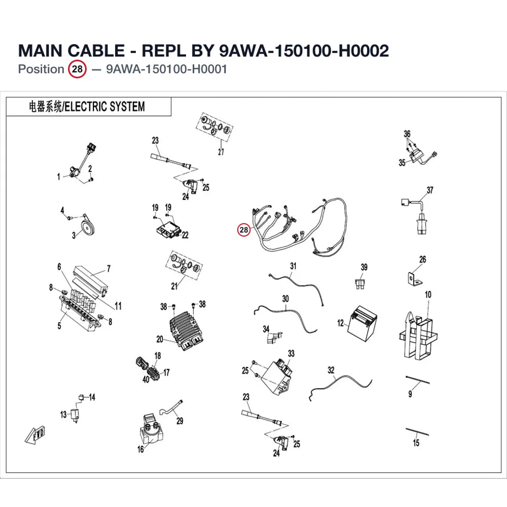 MAIN CABLE product image