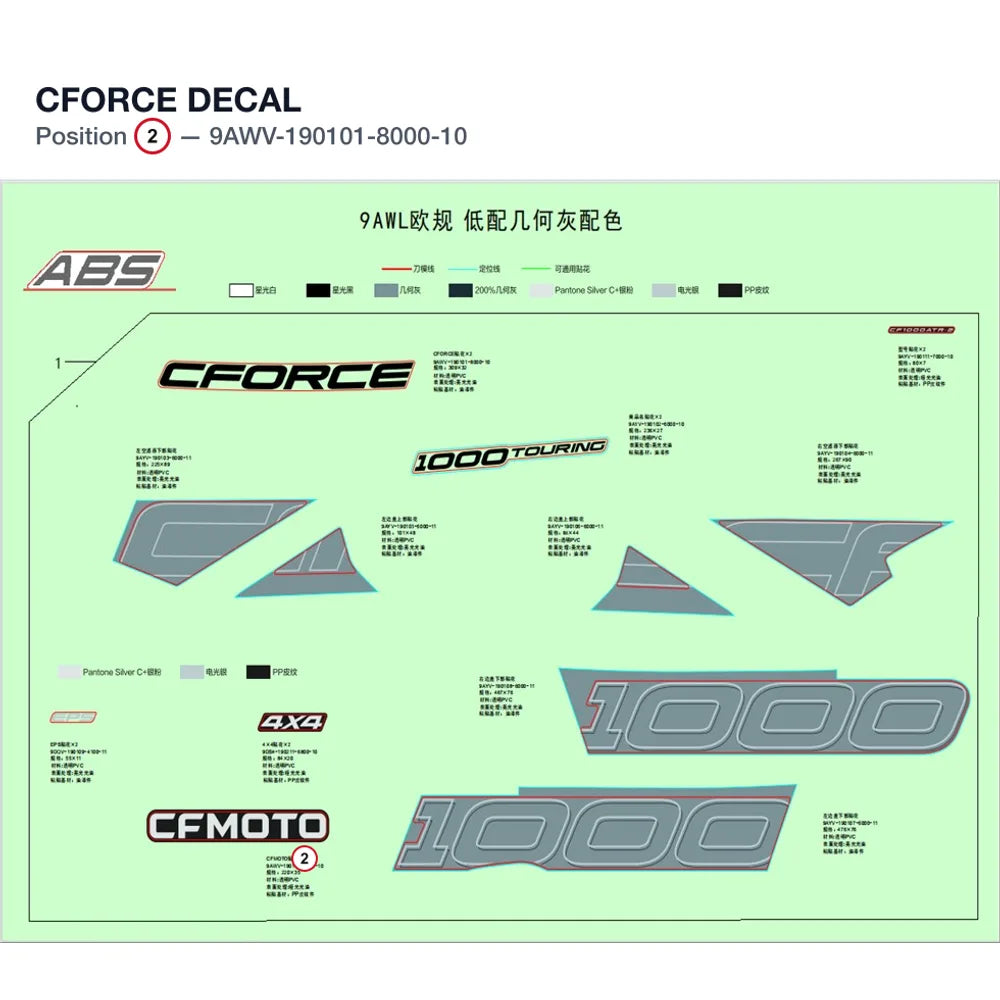CFORCE DECAL product image