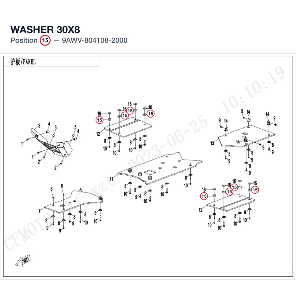 WASHER 30X8 product image