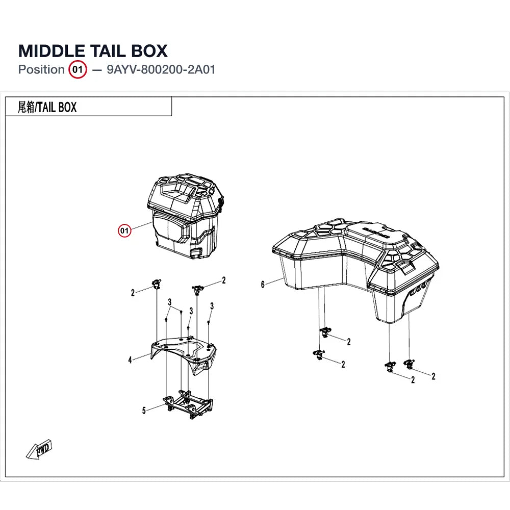 MIDDLE TAIL BOX product image