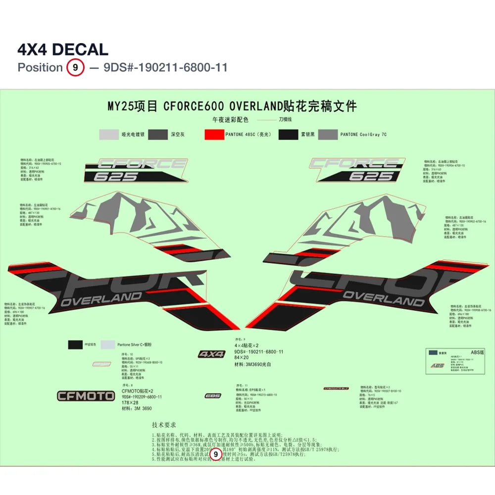 4x4 DECAL product image