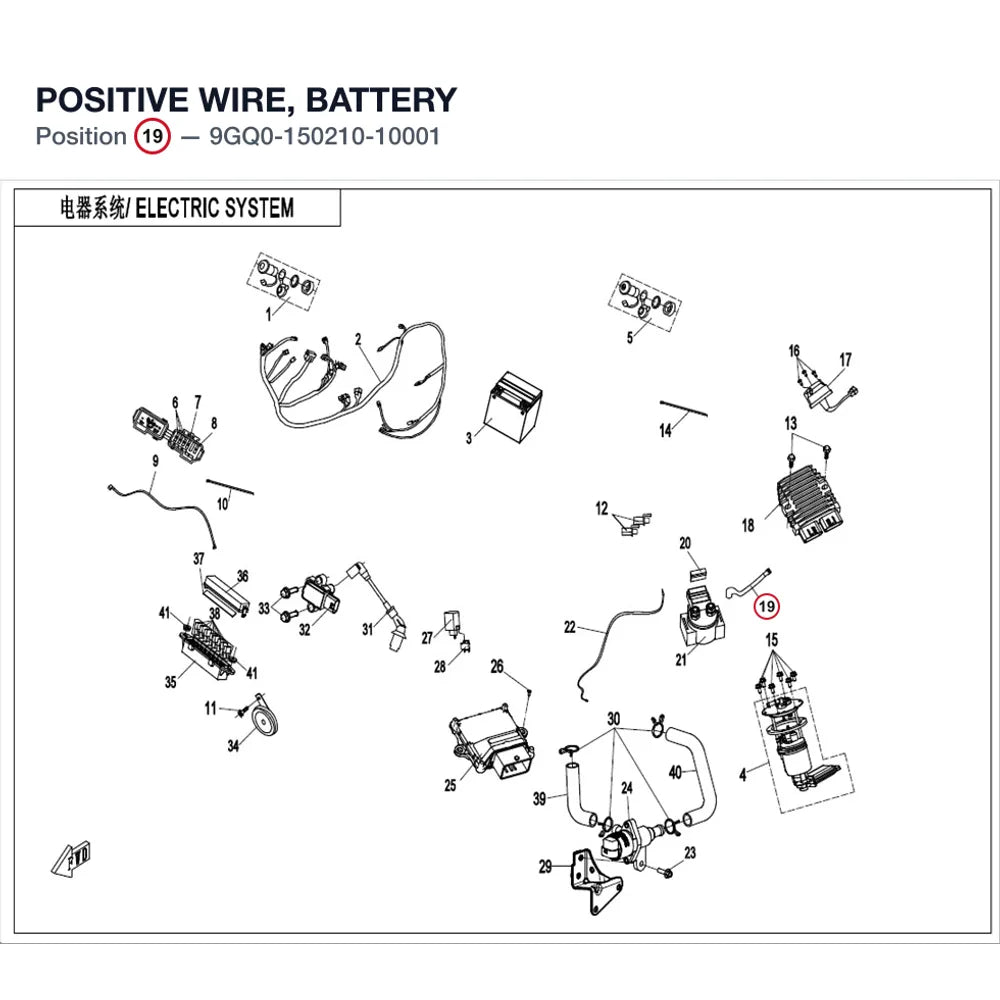 POSITIVE WIRE, BATTERY product image