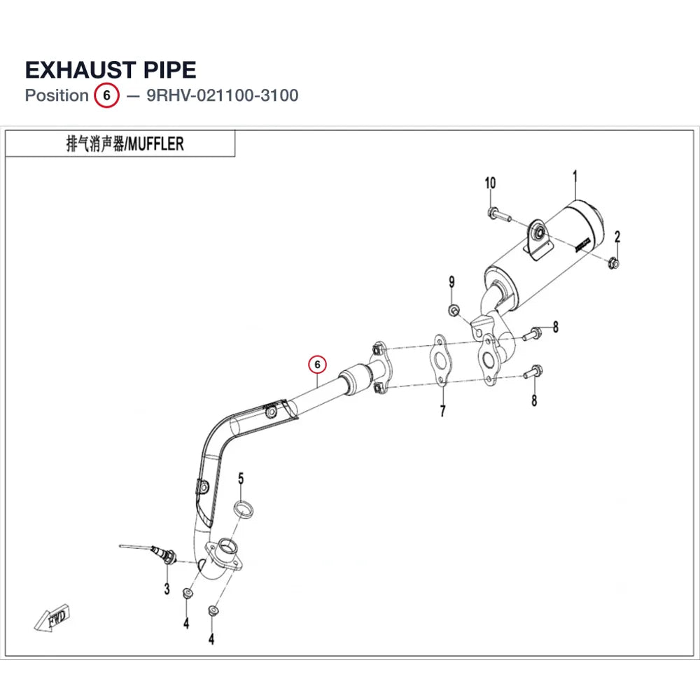 EXHAUST PIPE product image