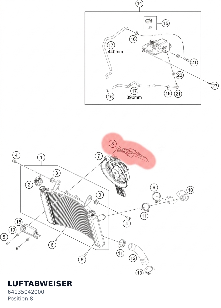 Diagram preview: LUFTABWEISER (64135042000)