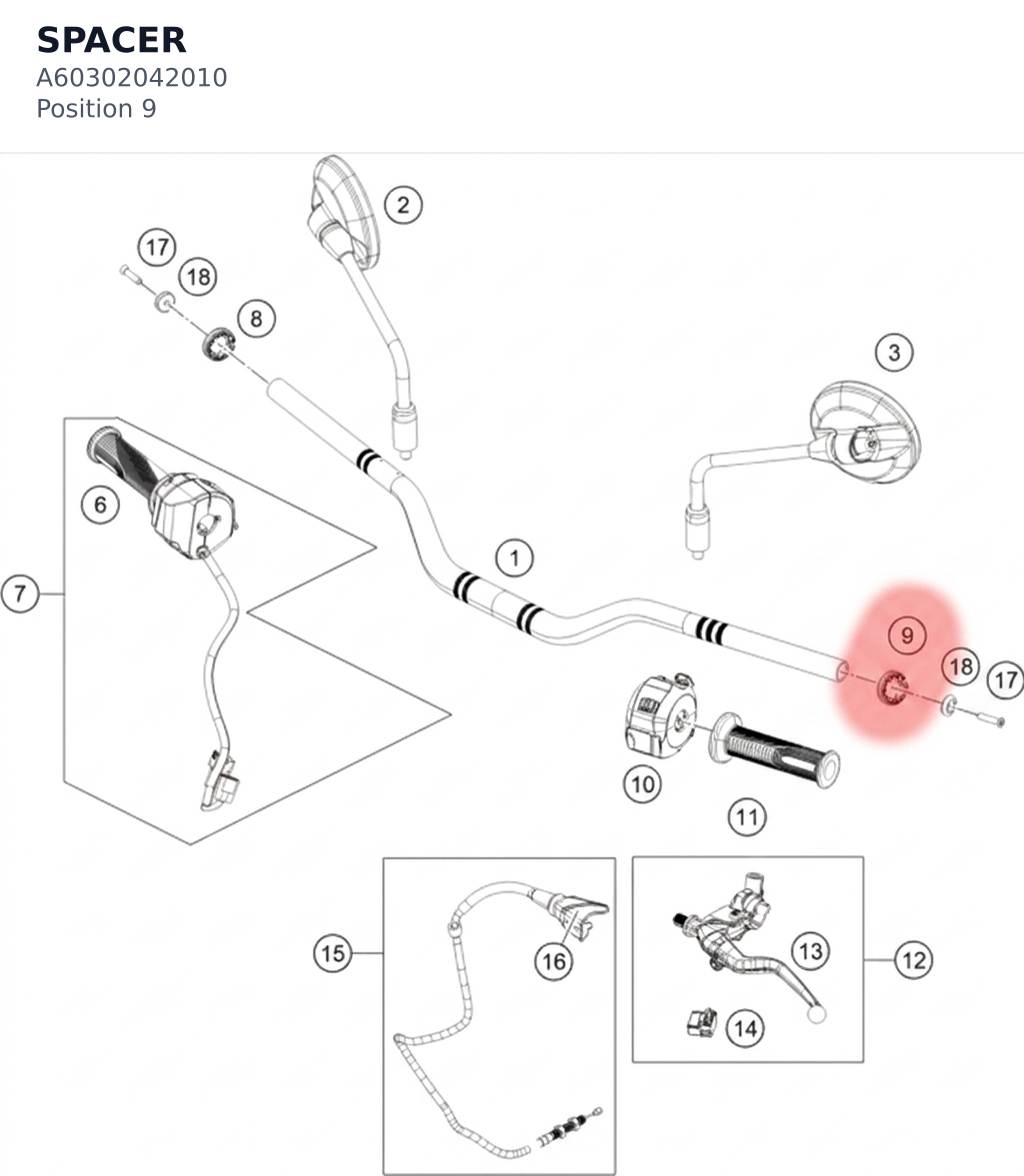 Diagram preview: SPACER (A60302042010)