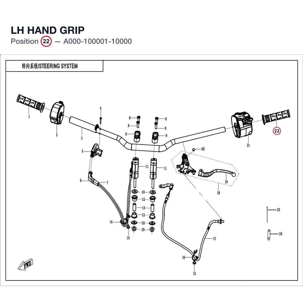 LH HAND GRIP product image