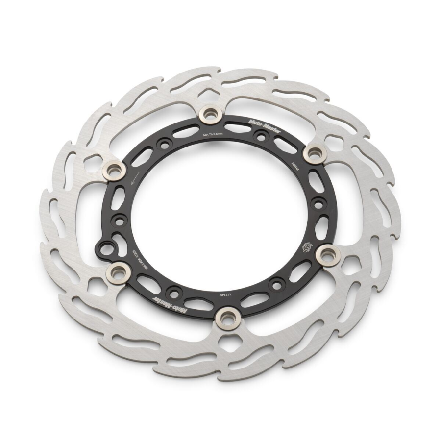 Flame brake disc front