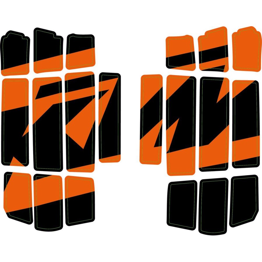 Radiator protection grill sticker kit