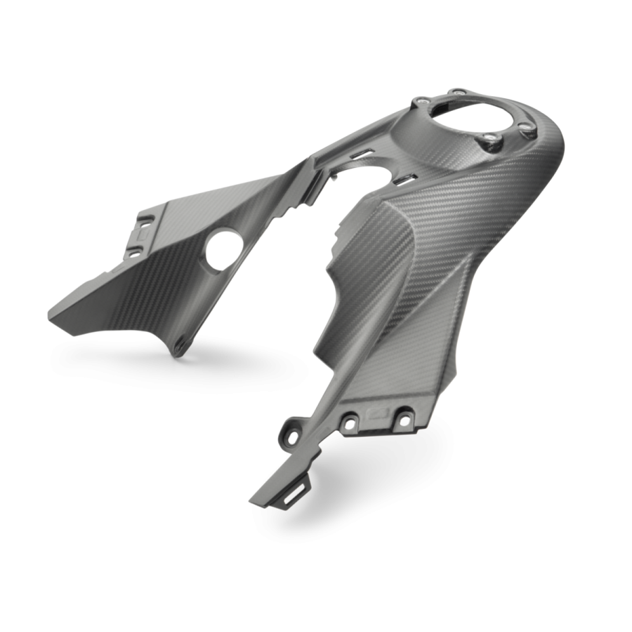 Fuel tank spoiler center carbon cmpl.
