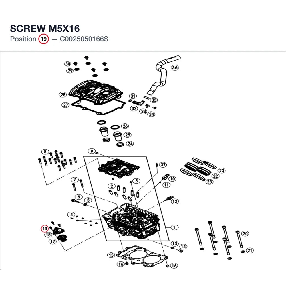 SCREW M5x16 product image