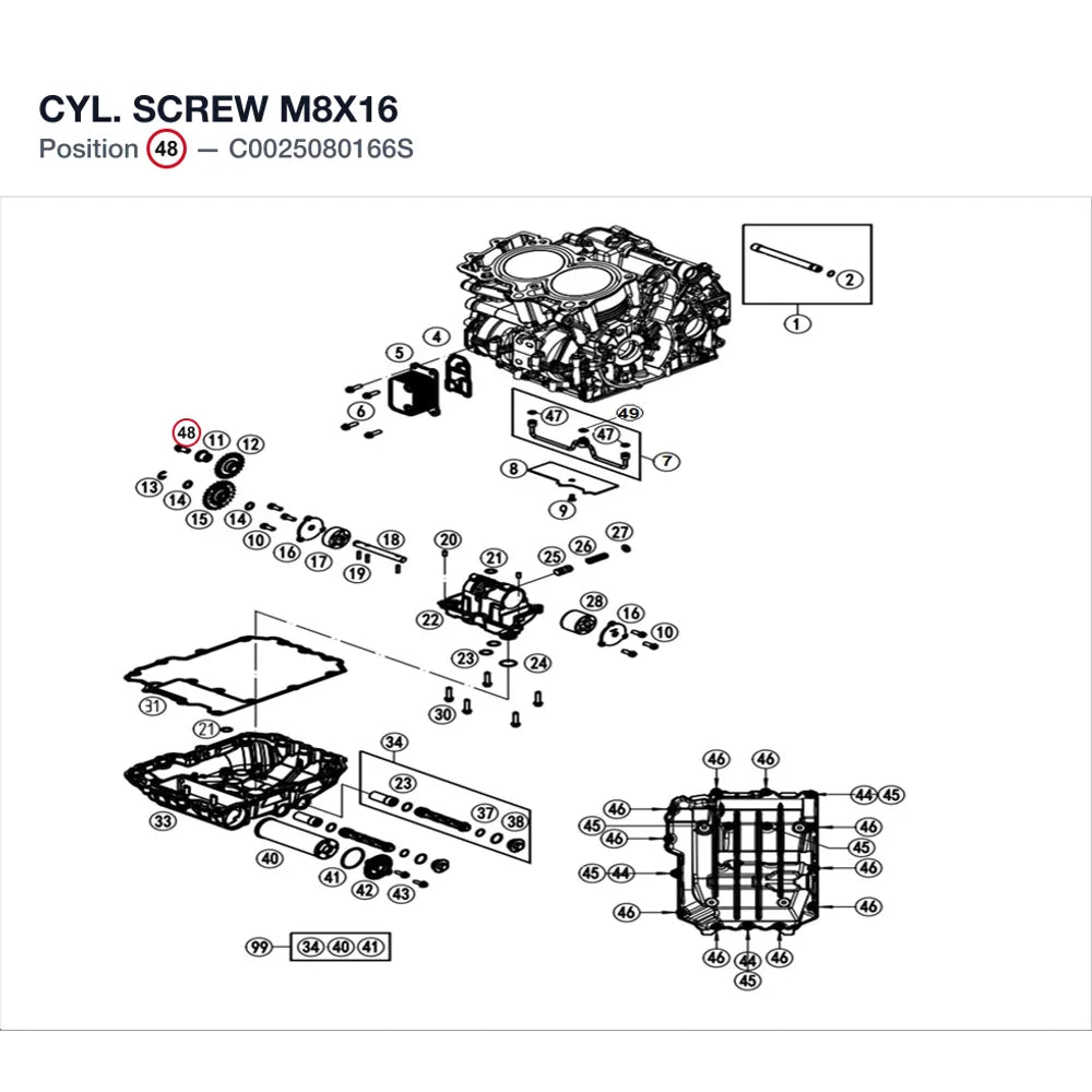 CYL. SCREW M8X16 product image