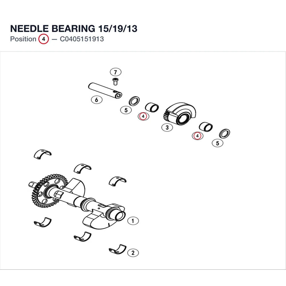 NEEDLE BEARING 15/19/13 product image