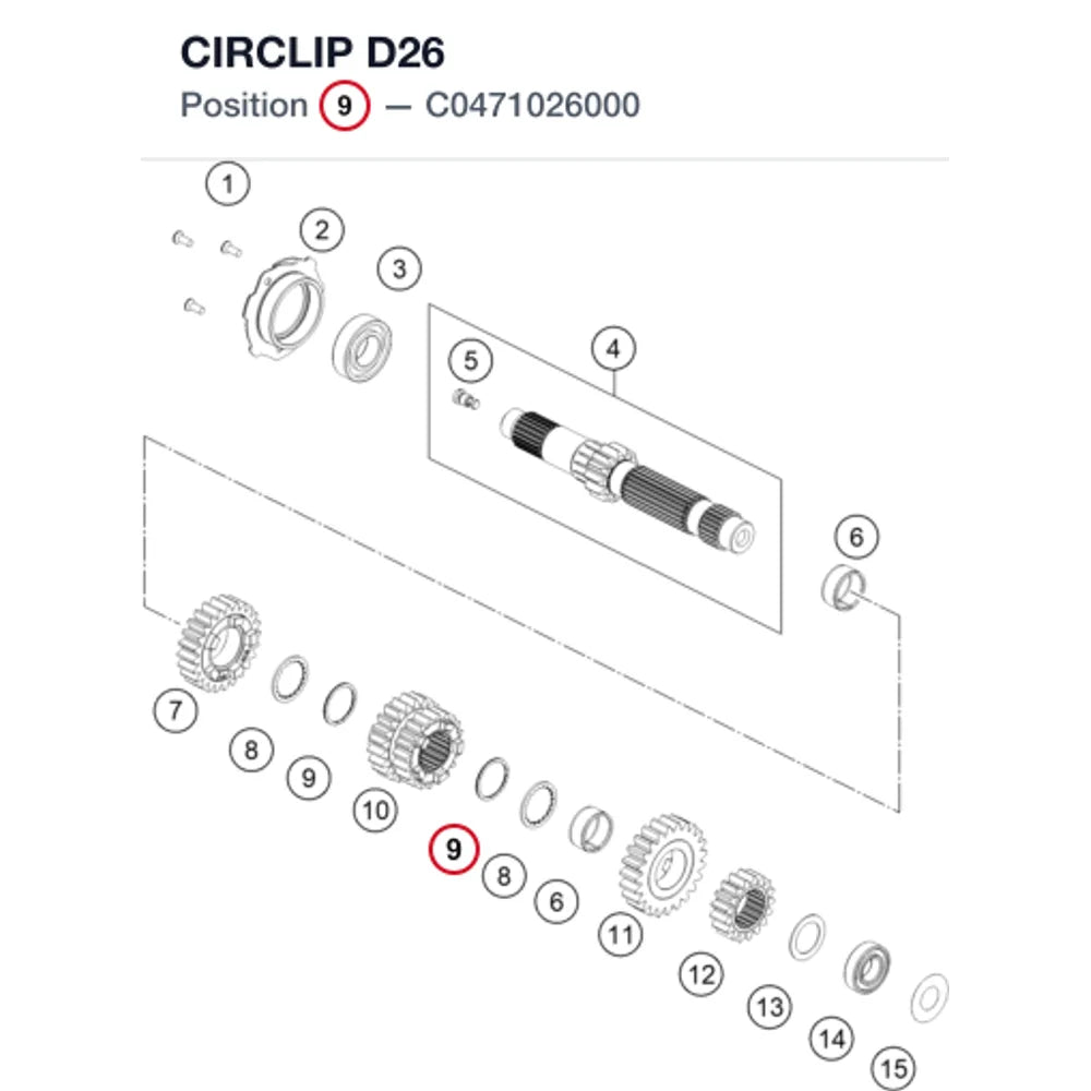 CIRCLIP D26 product image