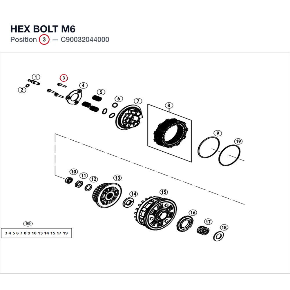 HEX BOLT M6 product image
