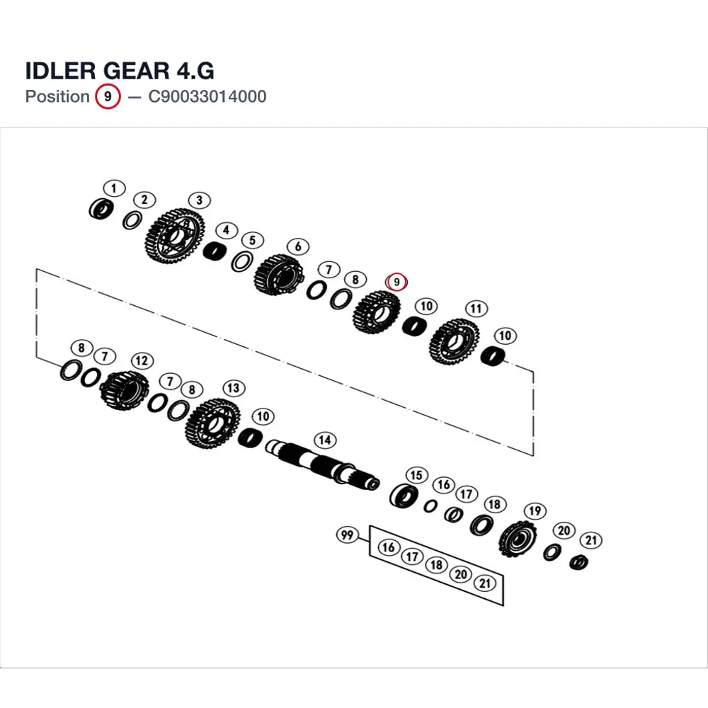 IDLER GEAR 4.G product image