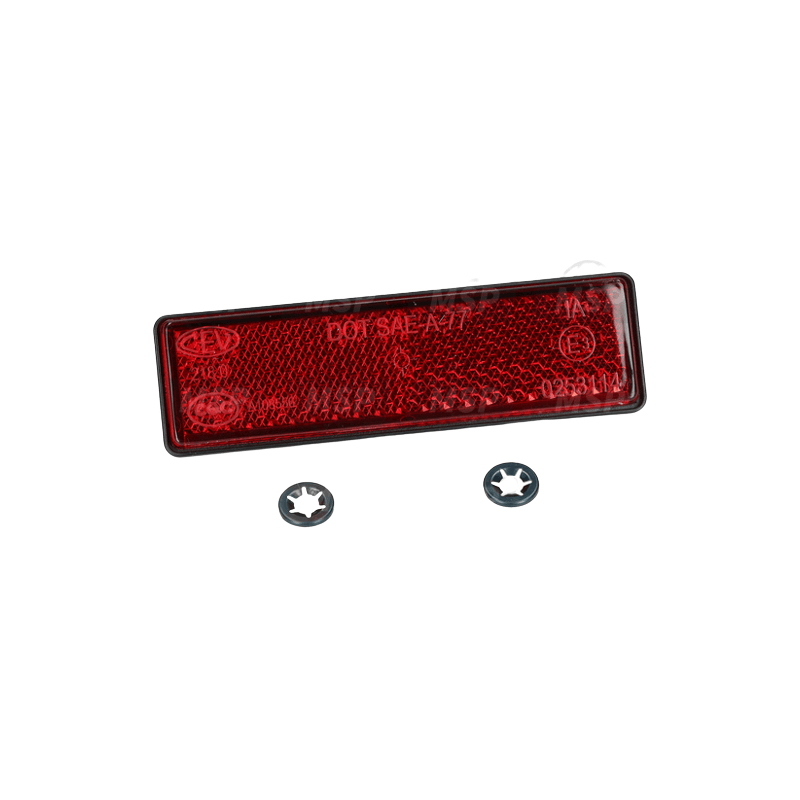 Rear reflector red