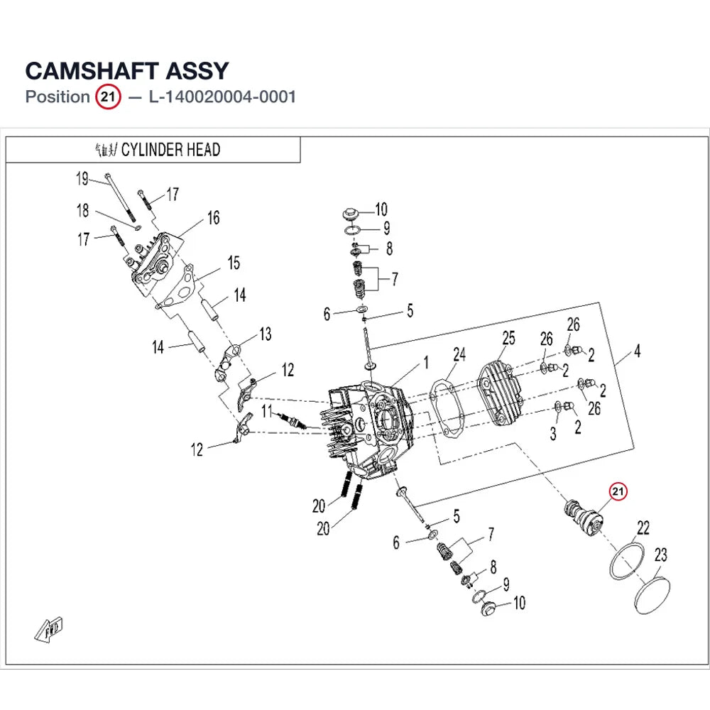 CAMSHAFT ASSY product image