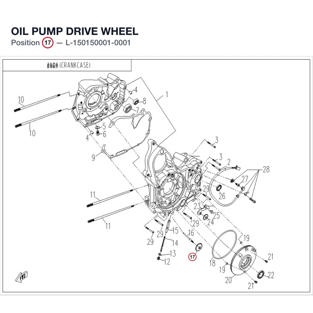 OIL PUMP DRIVE WHEEL product image