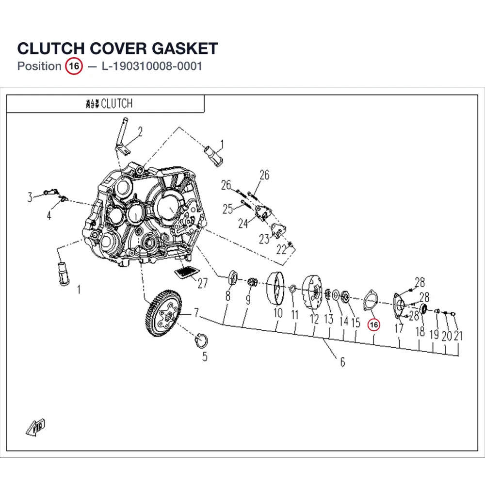 CLUTCH COVER GASKET product image