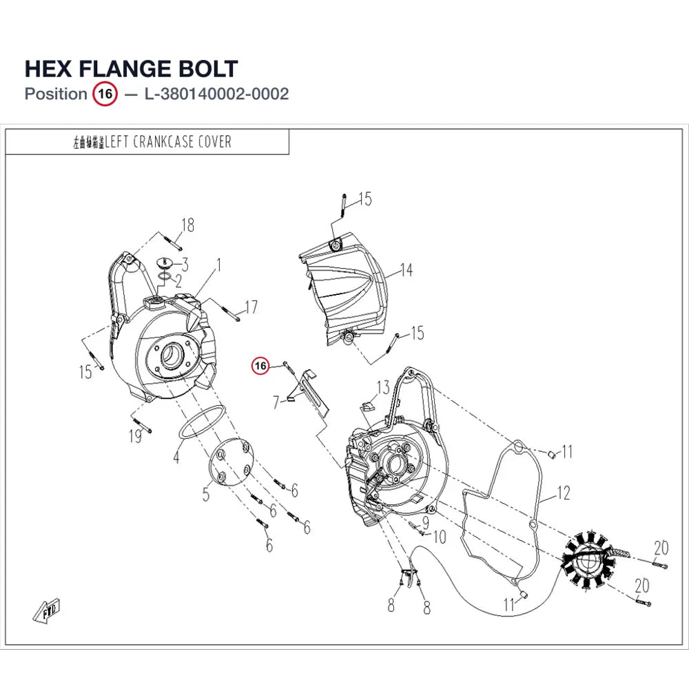 HEX FLANGE BOLT product image