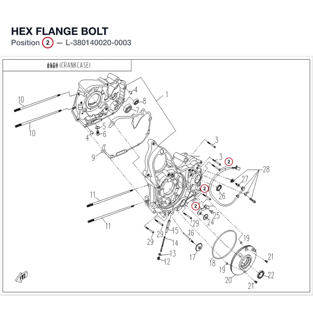 HEX FLANGE BOLT product image