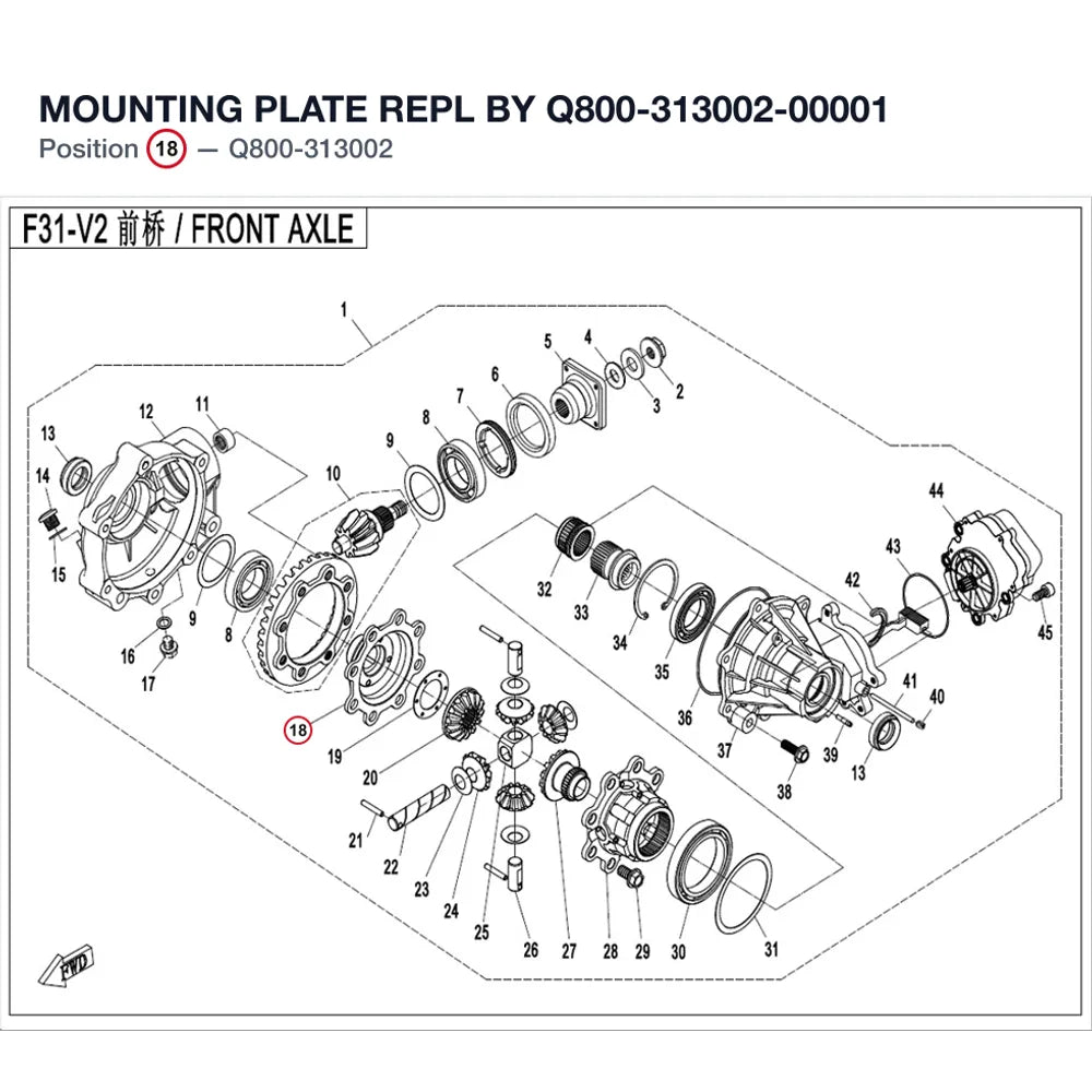 MOUNTING PLATE REPL BY Q800-313002-00001 product image