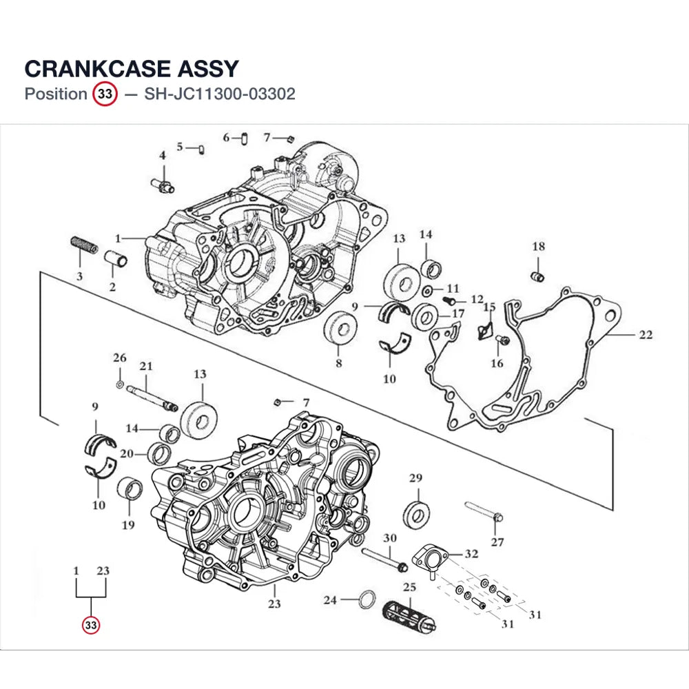 CRANKCASE ASSY product image