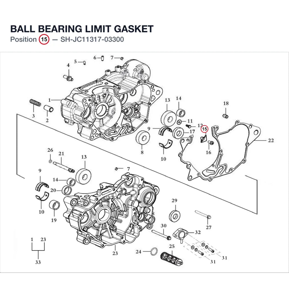 BALL BEARING LIMIT GASKET product image