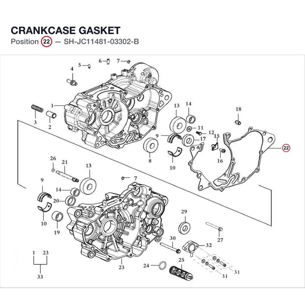 CRANKCASE GASKET product image