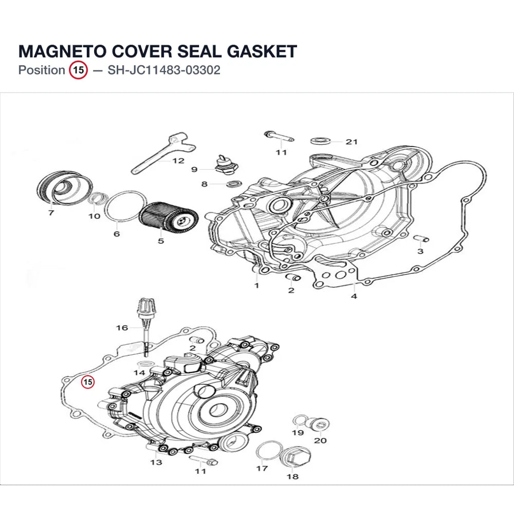 MAGNETO COVER SEAL GASKET product image