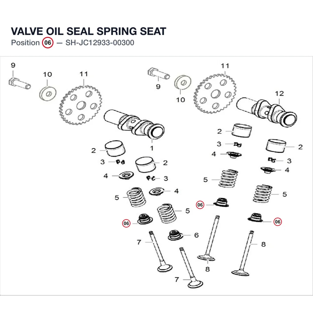 VALVE OIL SEAL SPRING SEAT product image