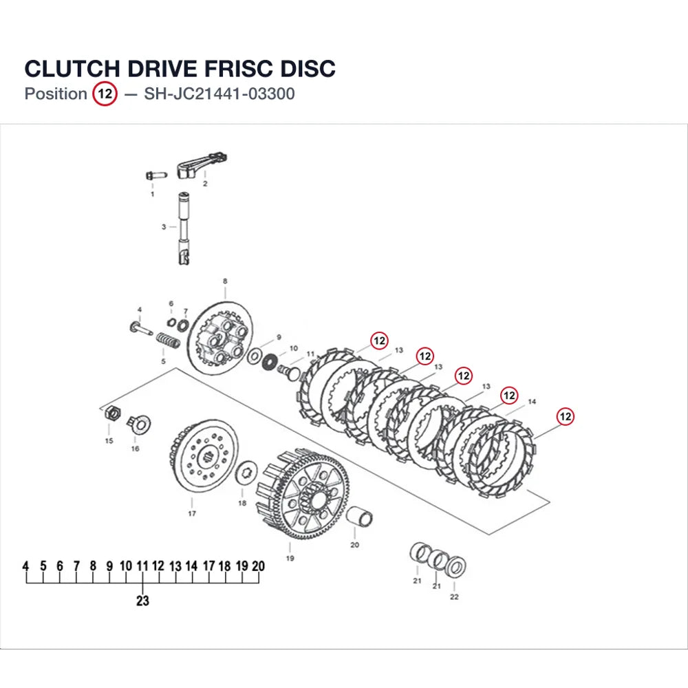 CLUTCH DRIVE FRISC DISC product image