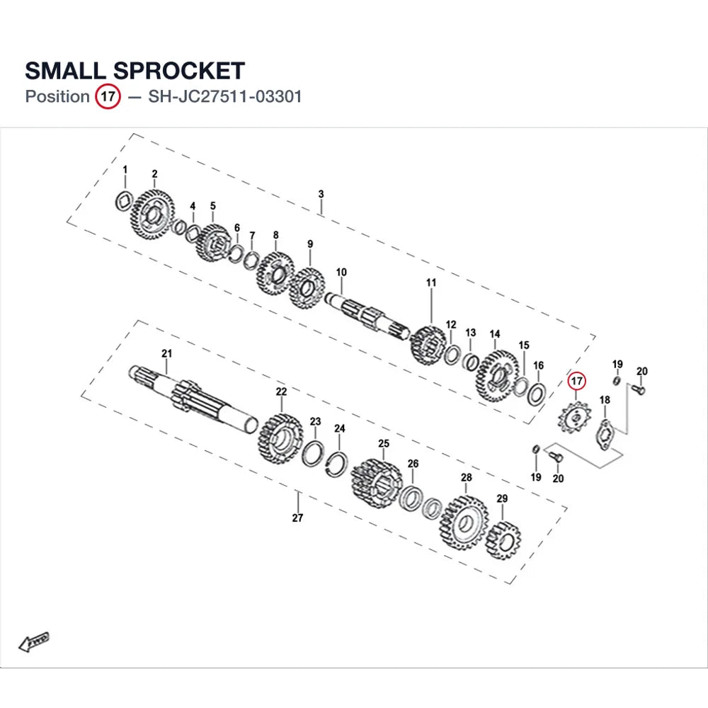 SMALL SPROCKET product image