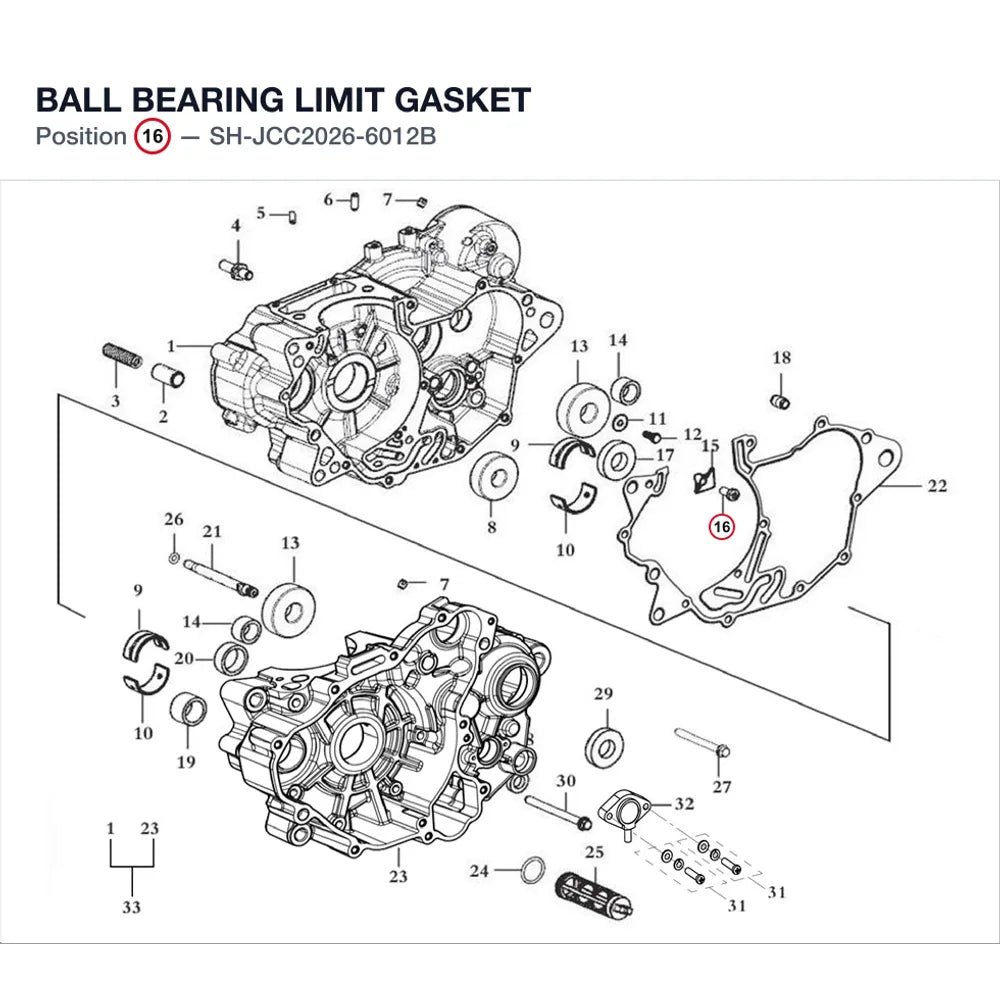 BALL BEARING LIMIT GASKET product image