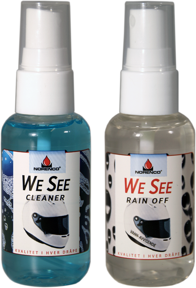 Wesee Cleaner & Rain Off til hjelm og visir